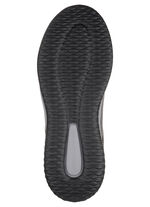 SKECHERS, leichte Herren-Slipper, mit elastischer Zierschnürung GRAU-SCHWARZ